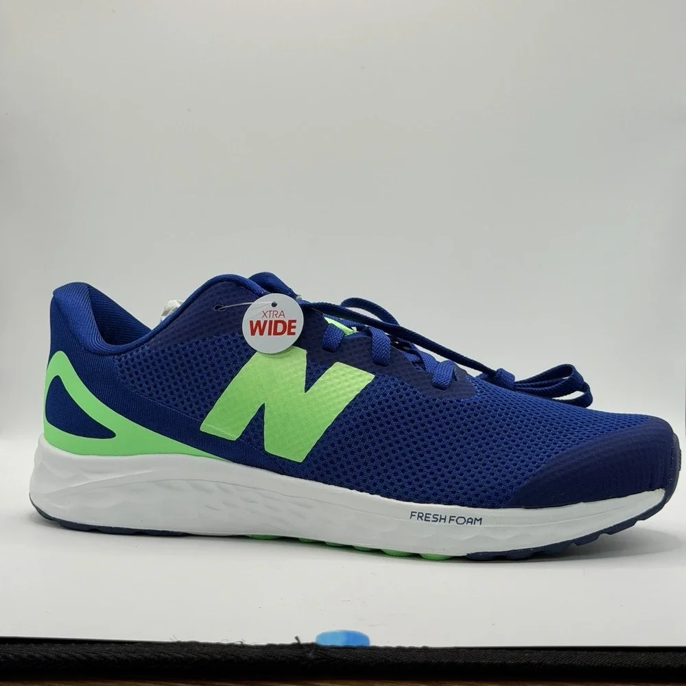 New Balance FF Arishi V4 Big Kids Size 7 Running Shoes Blue Green GPARIBG4 New